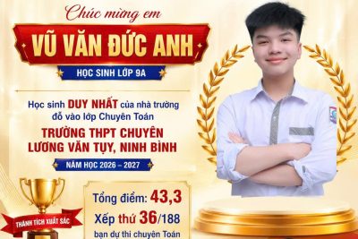 Trường THCS Đông Sơn vinh danh học sinh tiêu biểu
