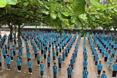 NGÀY HỘI BIỂU DIỄN VÕ NHẠC VOVINAM NĂM 2026 TRƯỜNG THCS ĐÔNG SƠN PHƯỜNG TRUNG SƠN